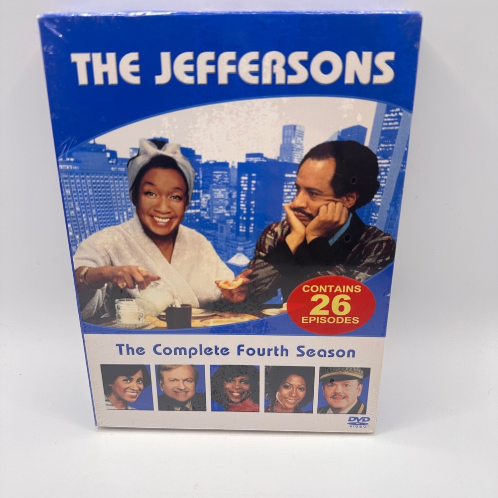 NEW! The Jeffersons The Complete Fourth Season DVD 3-Disc Set 26 Episodes Sealed